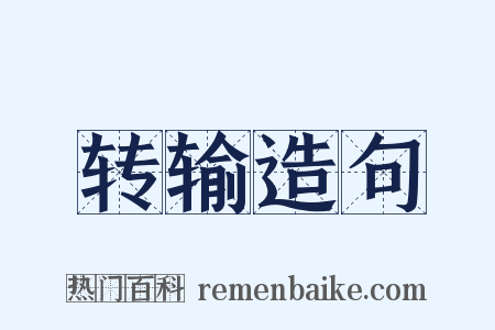 转输造句是什么意思的图片